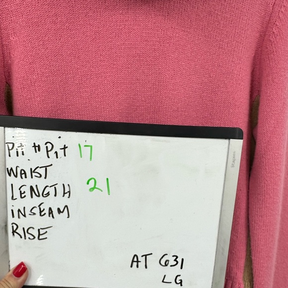 *ME+EM Pink Camel Detachable Snood Wool Cashmere Turtleneck Sweater Small AT631 - Picture 16 of 16